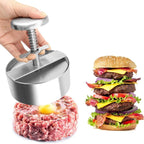 Manual Meat Press for Hamburger Patties - Dishwasher Safe, Plastic-Free, view 2