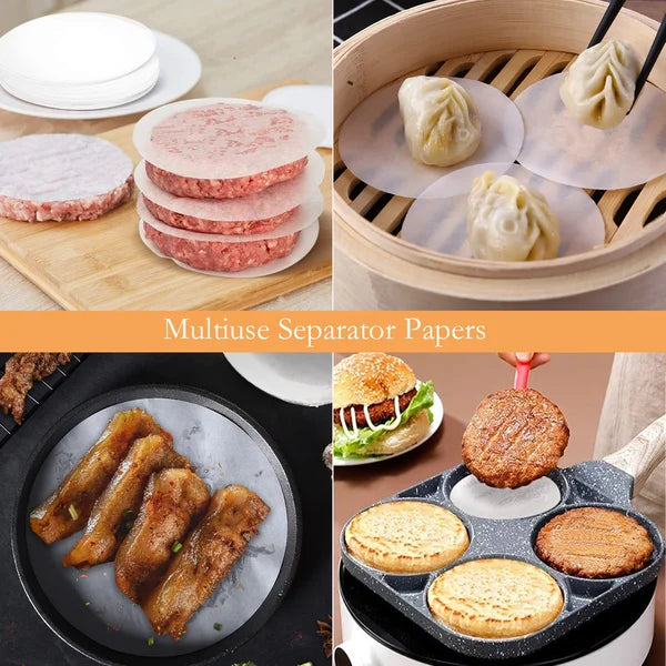 Manual Meat Press for Hamburger Patties - Dishwasher Safe, Plastic-Free, view 5