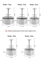 Manual Meat Press for Hamburger Patties - Dishwasher Safe, Plastic-Free, view 9