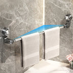 Adjustable Towel Holder with Suction Cup - Stainless Steel, Extendable Length, view 5