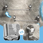 Adjustable Towel Holder with Suction Cup - Stainless Steel, Extendable Length, view 7