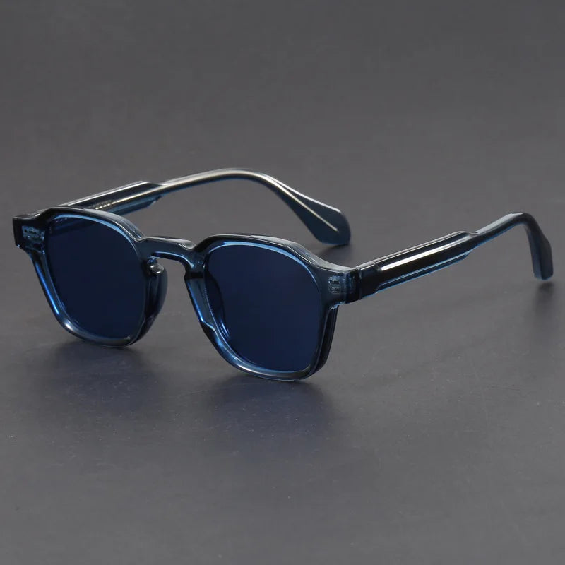 Square Polycarbonate Sunglasses with Reinforced Hinges