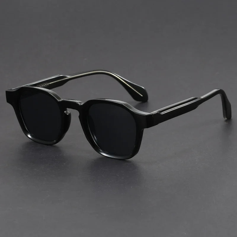 Square Polycarbonate Sunglasses with Reinforced Hinges