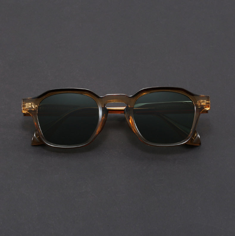 Square Polycarbonate Sunglasses with Reinforced Hinges
