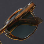 Square Polycarbonate Sunglasses with Reinforced Hinges
