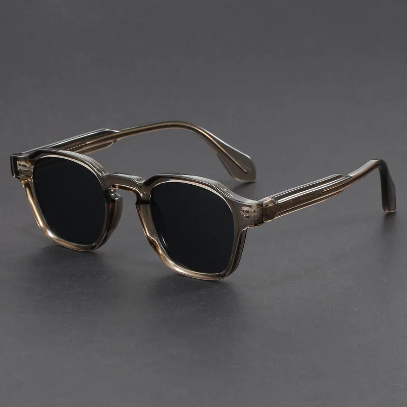 Square Polycarbonate Sunglasses with Reinforced Hinges
