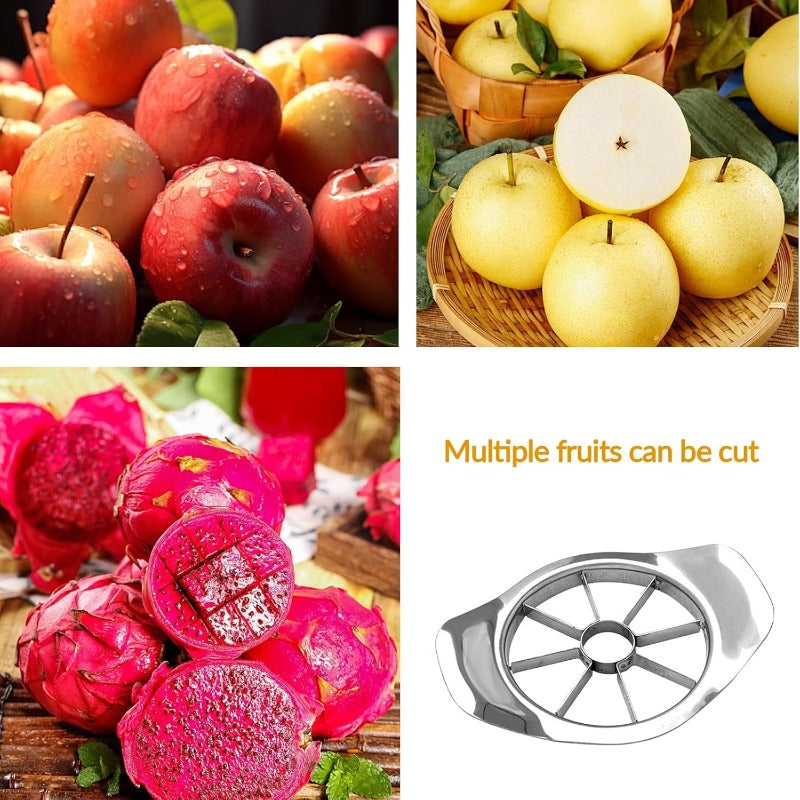 Stainless Steel Apple Slicer and Corer, 8 Slices, 9.5 cm