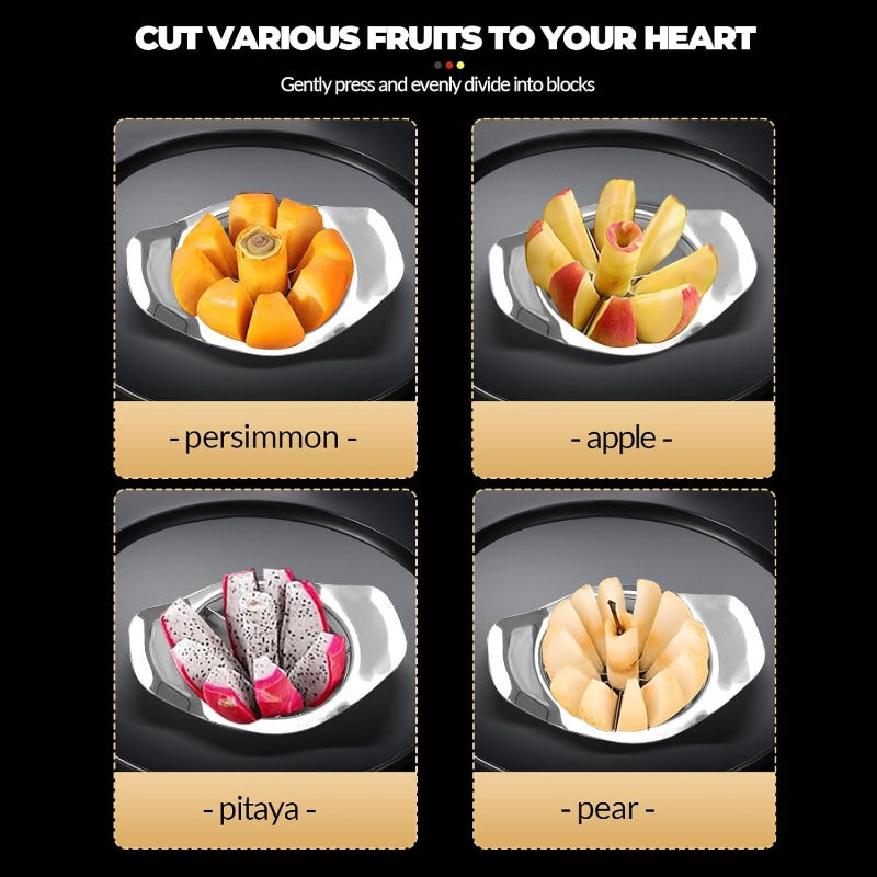 Stainless Steel Apple Slicer and Corer, 8 Slices, 9.5 cm