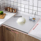 Stainless Steel Cutting Board with Raised Edge, 40 x 30 cm or 50 x 40 cm