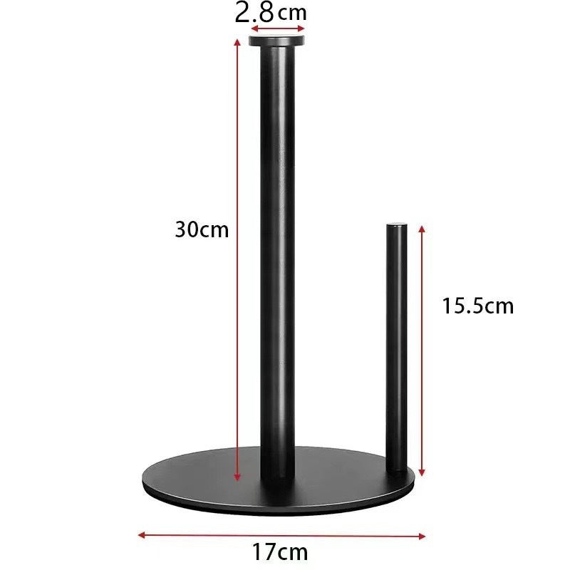 Stainless Steel Double-Rod Kitchen Roll Holder, 280 g