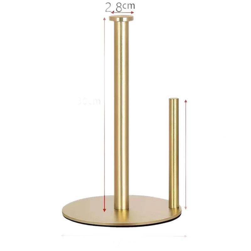 Stainless Steel Double-Rod Kitchen Roll Holder, 280 g