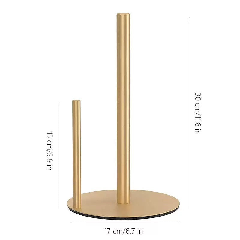 Stainless Steel Double-Rod Kitchen Roll Holder, 280 g