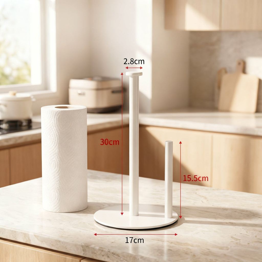 Stainless Steel Double-Rod Kitchen Roll Holder, 280 g