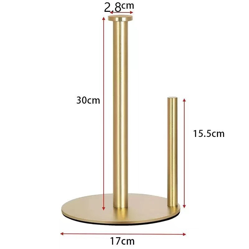 Stainless Steel Double-Rod Kitchen Roll Holder, 280 g