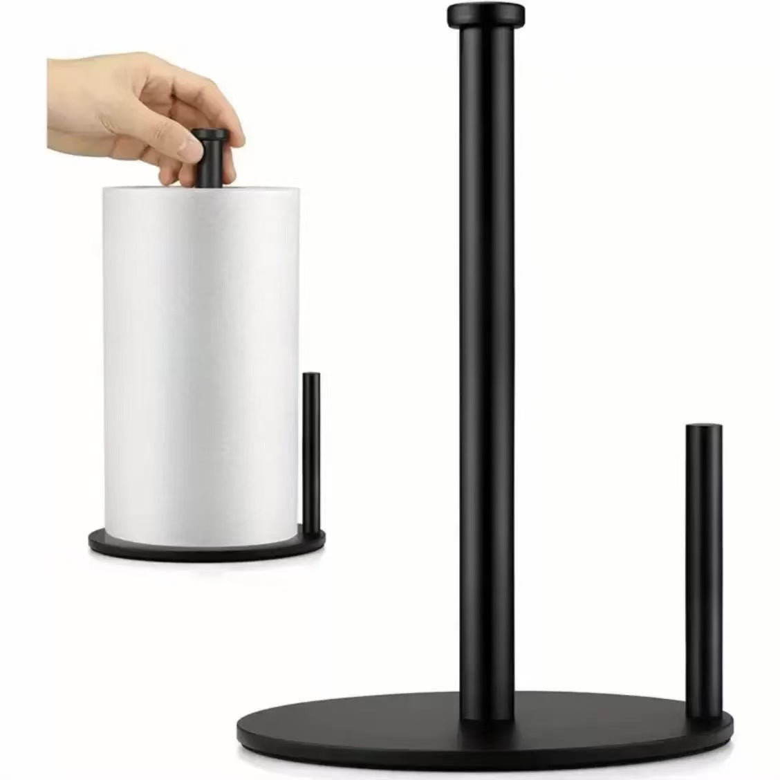 Stainless Steel Double-Rod Kitchen Roll Holder, 280 g