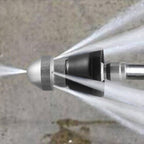 Stainless Steel High-Pressure Pipe Cleaning Nozzle, 6.1 × 3.1 cm