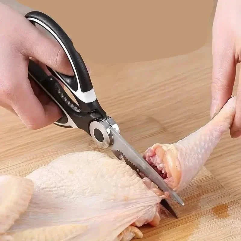 Stainless Steel Multifunctional Kitchen Scissors - Corrosion Resistant