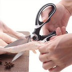 Stainless Steel Multifunctional Kitchen Scissors - Corrosion Resistant, view 2