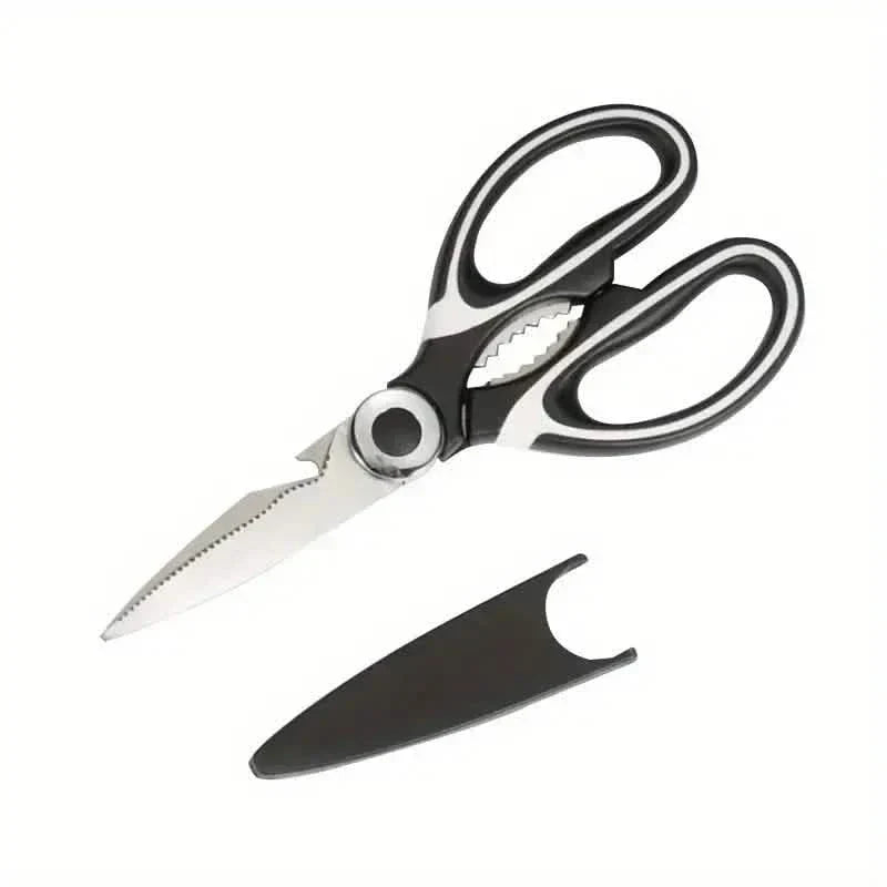 Stainless Steel Multifunctional Kitchen Scissors - Corrosion Resistant, view 3