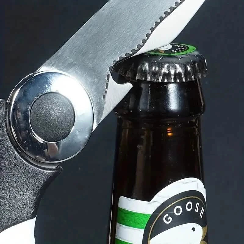Stainless Steel Multifunctional Kitchen Scissors - Corrosion Resistant, view 8