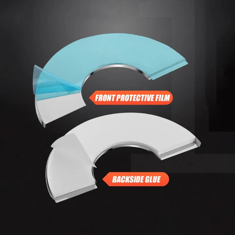 Stainless Steel Self-Adhesive Faucet Cover for Bathroom Pipes