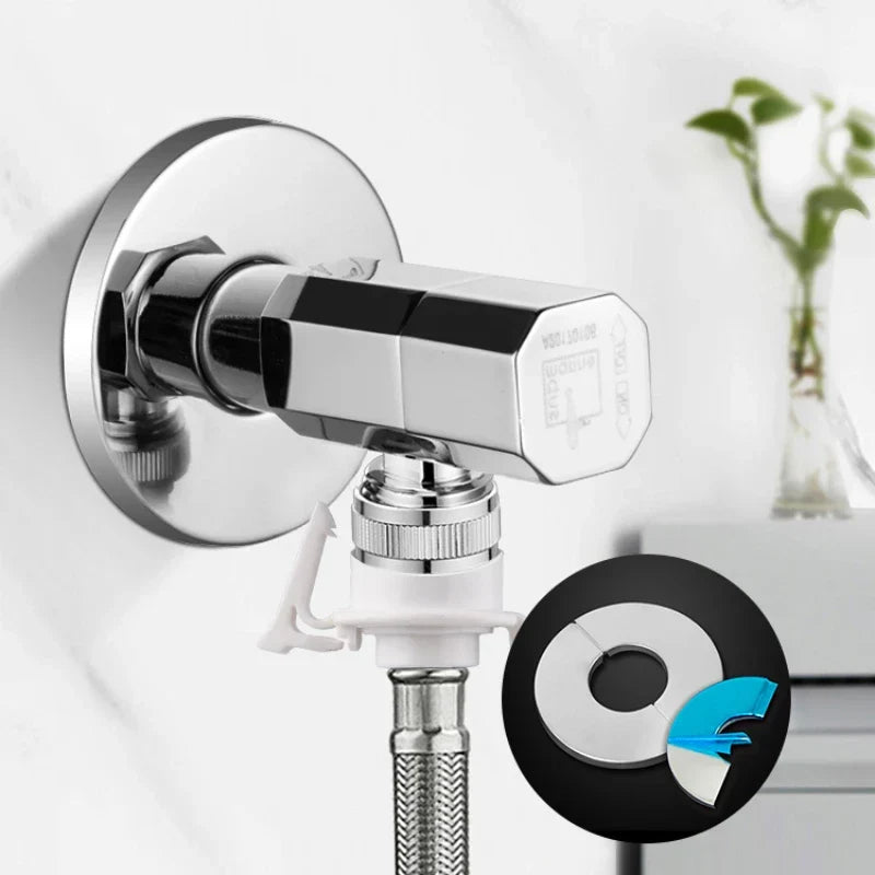 Stainless Steel Self-Adhesive Faucet Cover for Bathroom Pipes
