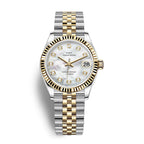 Stainless Steel Wristwatch with Adjustable Strap, 31 mm