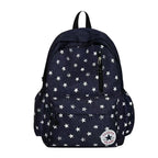 Star-Patterned Outdoor Backpack with Padded Straps