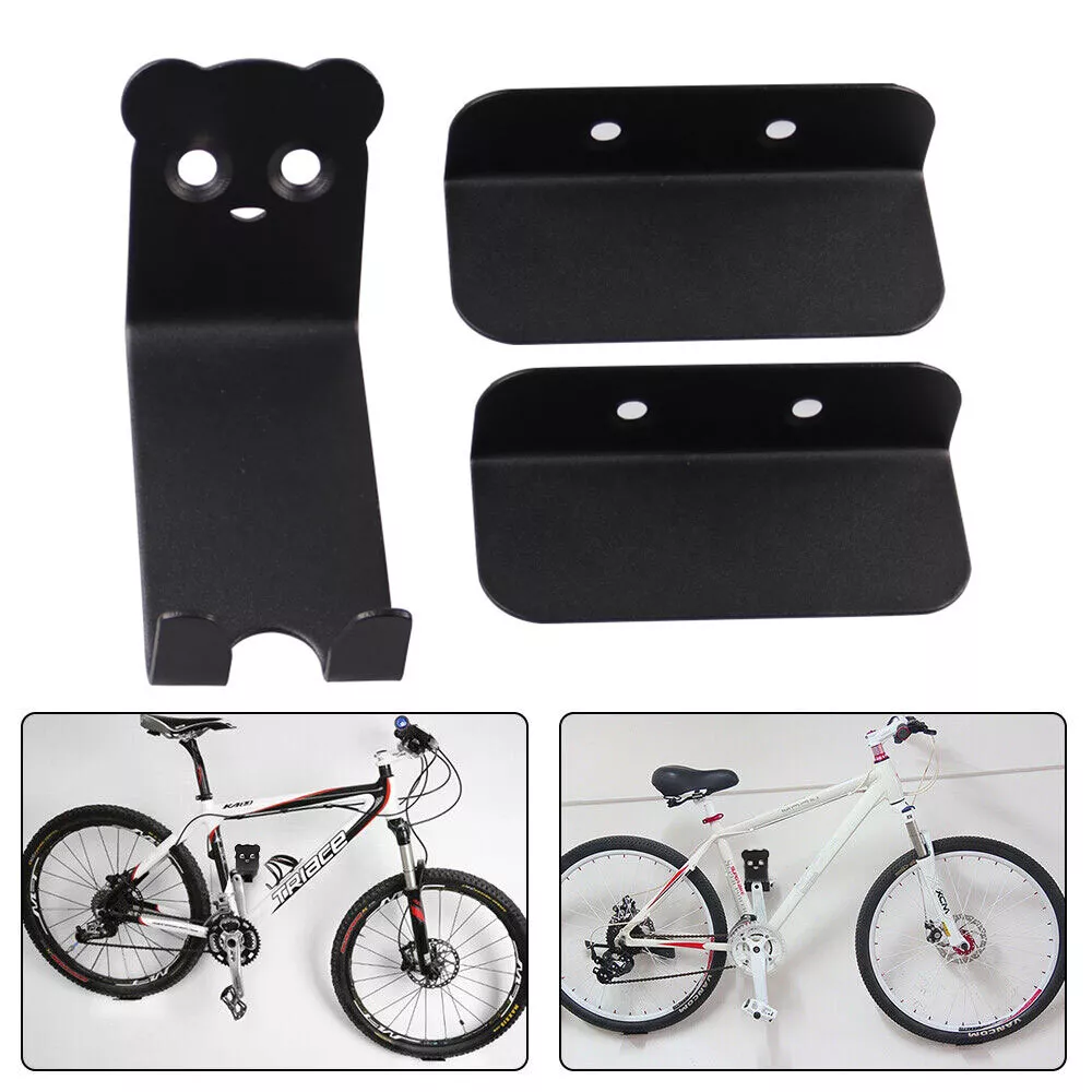 Steel Bicycle Wall Mount Hook with Pedal and Tyre Holders, 140 mm