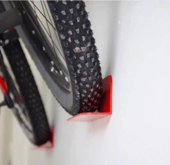 Steel Bicycle Wall Mount Hook with Pedal and Tyre Holders, 140 mm