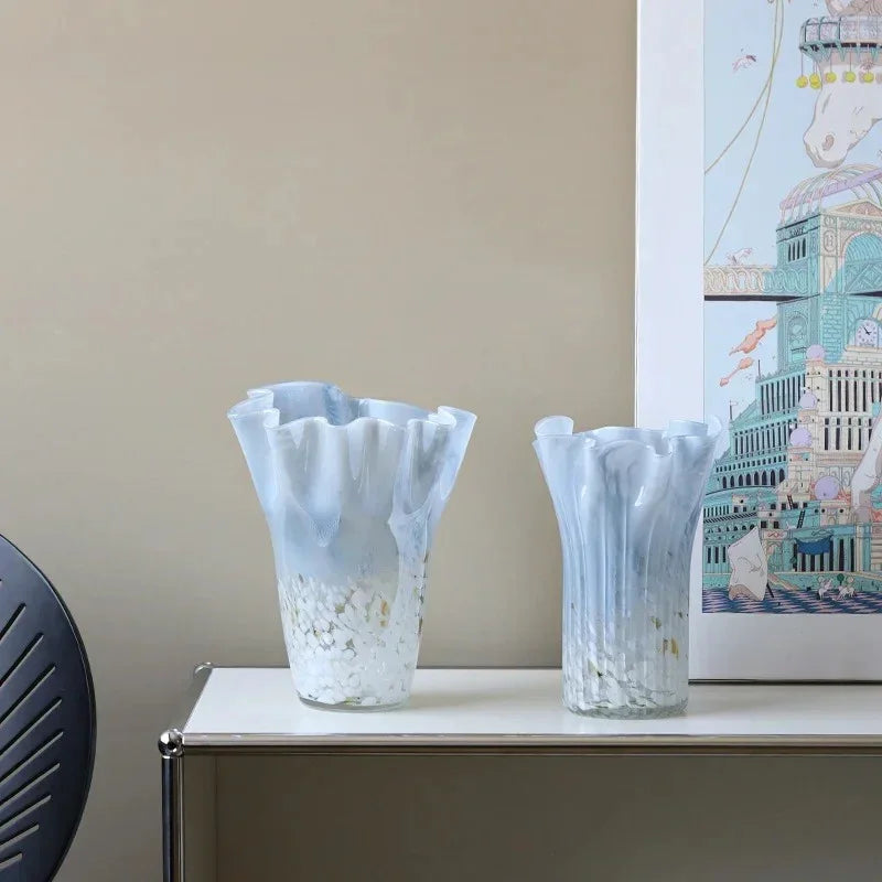 Stellan Handmade Glass Vase-Welvere