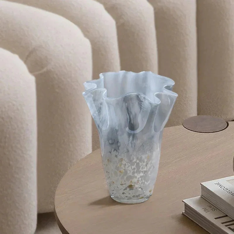 Stellan Handmade Glass Vase-Welvere