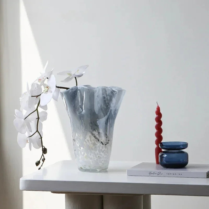 Stellan Handmade Glass Vase-Welvere