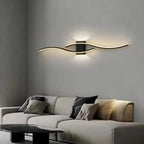 Long Wall-Mounted LED Light Band - Warm White 3000k, 12W, Wrought Iron, view 5