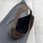 Suede Casual Hobo Bag