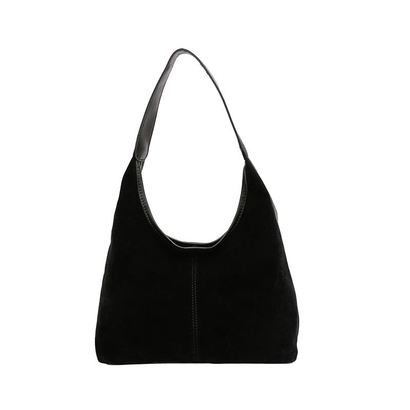 Suede Casual Hobo Bag