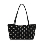 Suede Shoulder Tote Bag with Long Straps