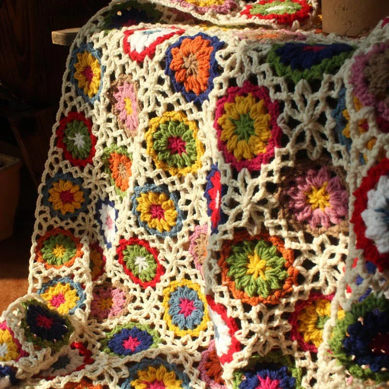 Sunfield Pinestone Crochet Blanket-Welvere