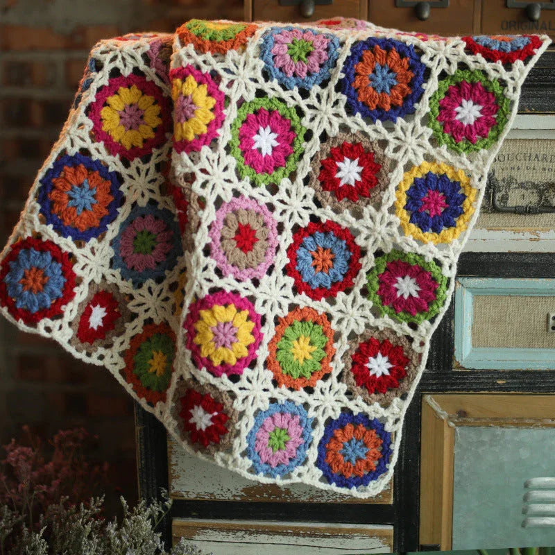 Sunfield Pinestone Crochet Blanket-Welvere