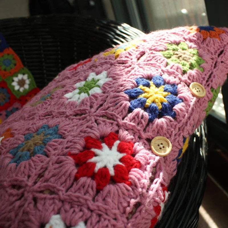 Sunfield Pinestone Crochet Pillow Case-Welvere