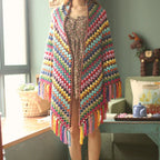 Sunfield Pinestone Crochet Shawl-Welvere