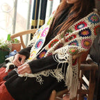 Sunfield Pinestone Crochet Shawl-Welvere