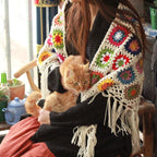 Sunfield Pinestone Crochet Shawl-Welvere