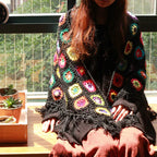 Sunfield Pinestone Crochet Shawl-Welvere