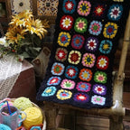 Sunfield Pinestone Crochet Throw Blanket-Welvere