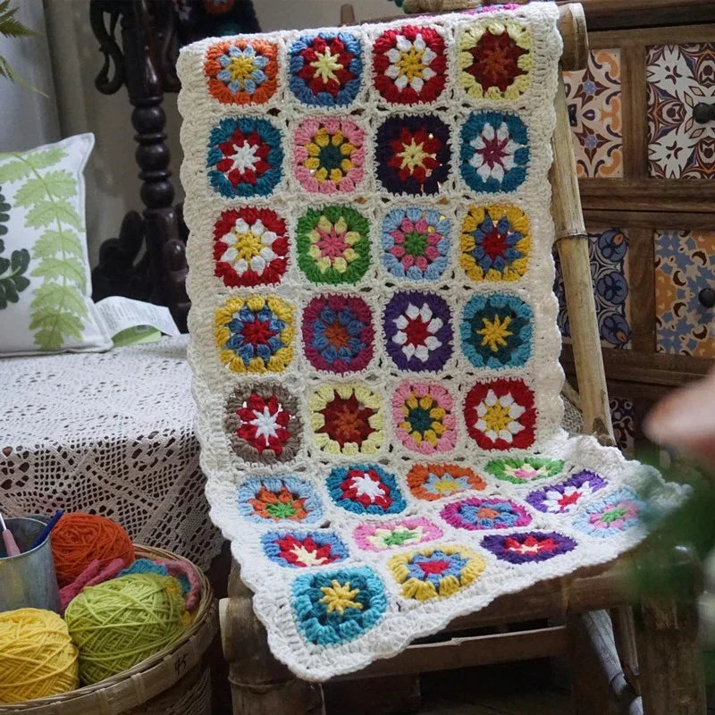 Sunfield Pinestone Crochet Throw Blanket-Welvere
