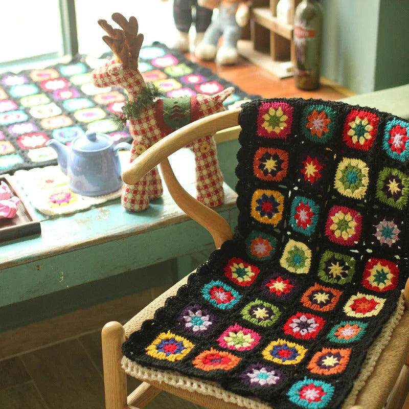 Sunfield Pinestone Crochet Throw Blanket-Welvere