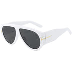 Oversized UV400 Aviator Sunglasses for Women - AC Plastic Frame, PC Lenses, view 10