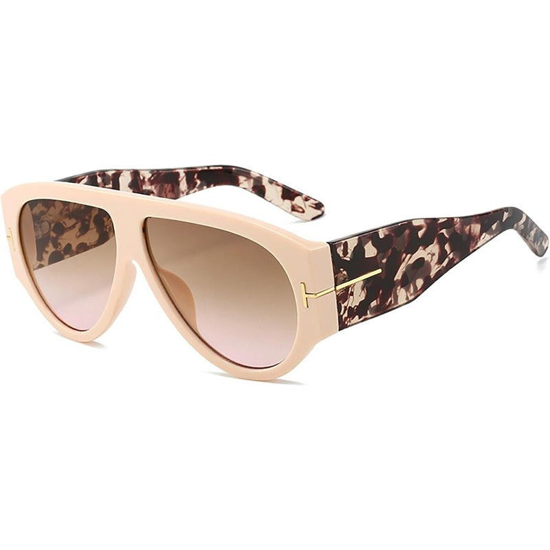 Oversized UV400 Aviator Sunglasses for Women - AC Plastic Frame, PC Lenses, view 15