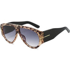 Oversized UV400 Aviator Sunglasses for Women - AC Plastic Frame, PC Lenses, view 20